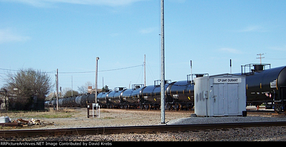 Line of cans.